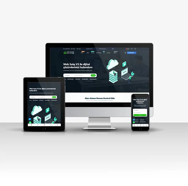 Web Satış V3 – AI Destekli Domain ve Hosting Scripti