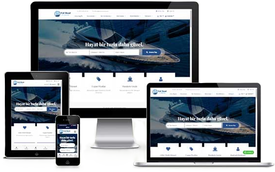 Yat / Tekne Kiralama Web Sitesi Paketi Ship v6.0