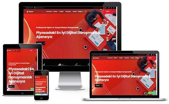 Dijital Ajans ve Reklam Şirketi Web Paketi Zeena