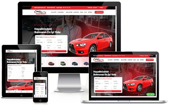 Oto İlan / Oto Galeri Web Sitesi Autosport v6.0
