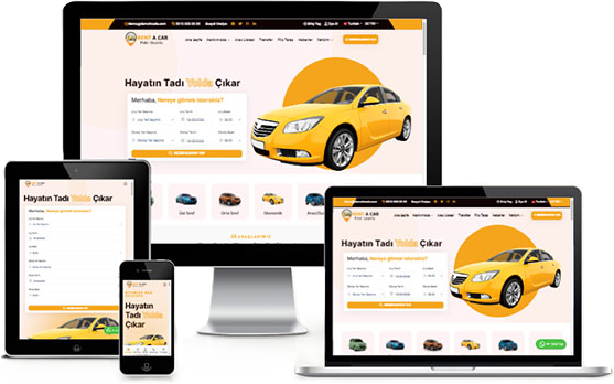 Rent A Car Web Sitesi Paketi Miles v6.0